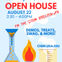 Chemistry Department Open House flyer